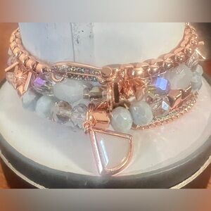 Bomb Party Rose Gold Anything But Ordinary Bracelet Set | NIB | MSRP $158